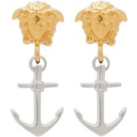 Обеци Versace Anchor Medusa Earrings Бежово | 1013815-1A00620-4J390, 1