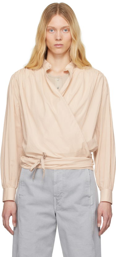 Риза LEMAIRE Lemaire Wrap Blouse Бежово | TO1333 LF1389, 0