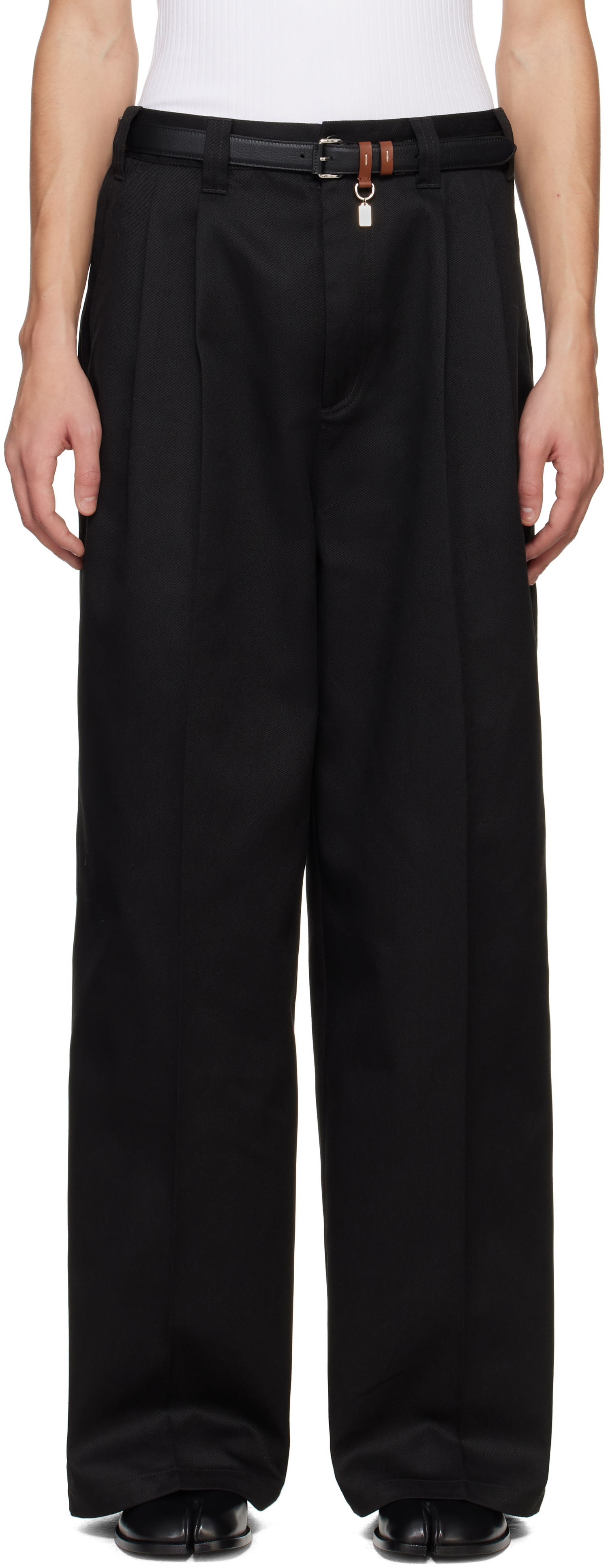 Панталони Maison Margiela Maison Margiela Skater Chino Trousers Черно | S50KA0652 S54042, 0