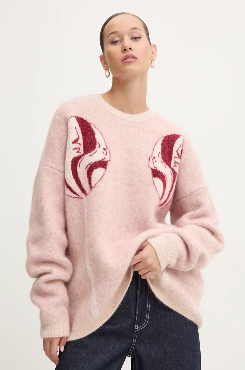 Пуловер Fiorucci Fiorucci Warm Knitted Sweater Розово | U01FMKSW255KN11MU01, 0