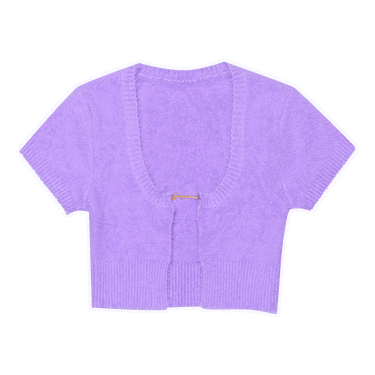 Пуловер Jacquemus La Maille Neve Cardigan Лилаво | 223KN209 2380 650, 0