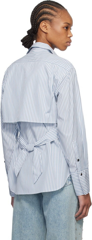 Риза rag & bone rag & bone Eve Striped Shirt Синьо | WAW24HA0184618, 2