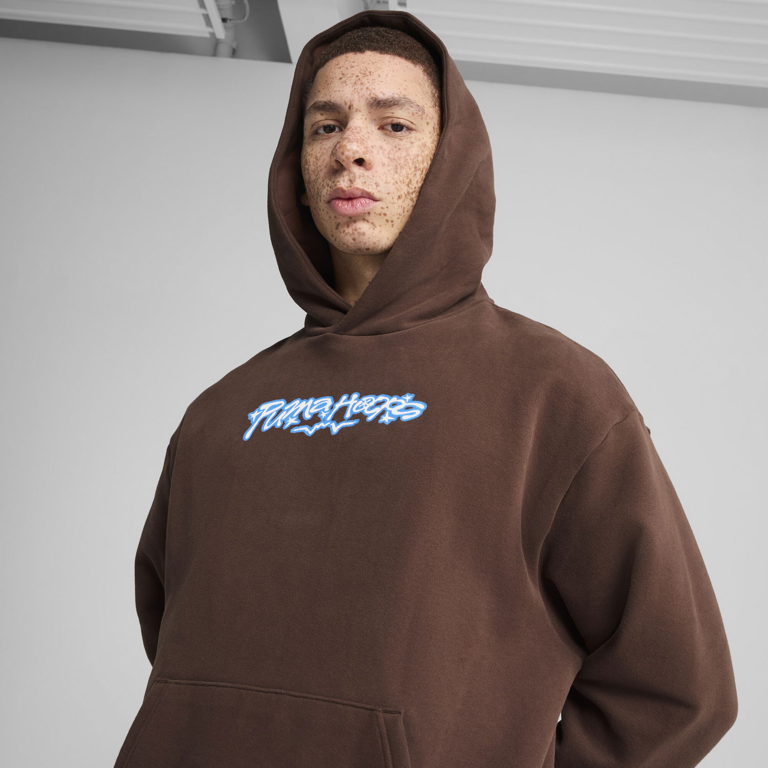Суитчър Puma Dress Code Basketball Hoodie Кафяво | 630472_01, 1