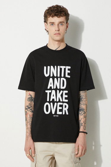 Тениска WOOD WOOD T-Shirt With Print Черно | 50025711.2489, 0