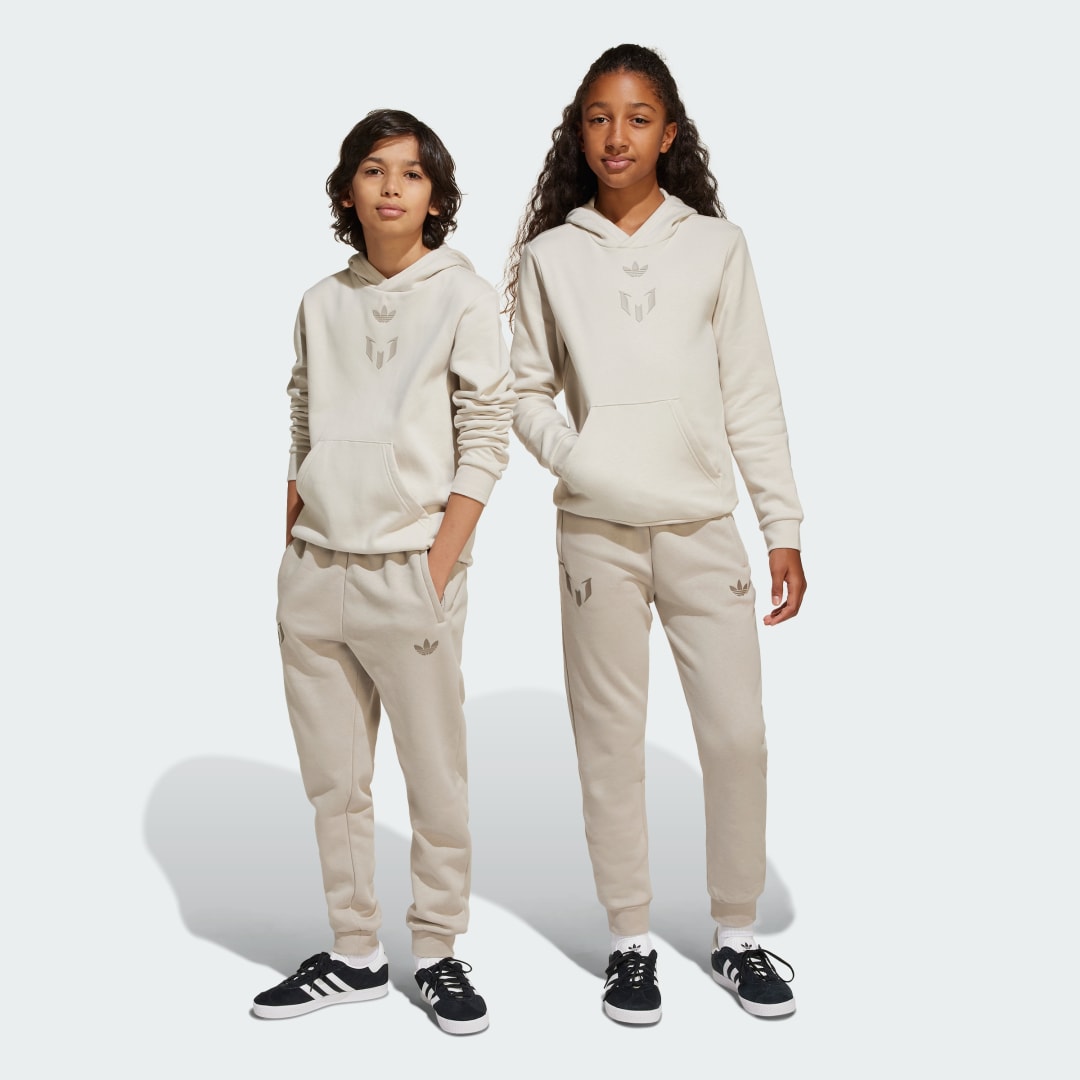 Суитчър adidas Performance Messi Kids Fleece Pants Бежово | JD1956, 0