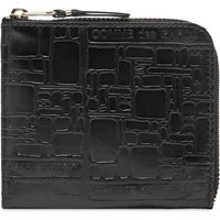Портфейл Comme des Garçons Embossed Logo Wallet Черно | SA3100EL-1, 2