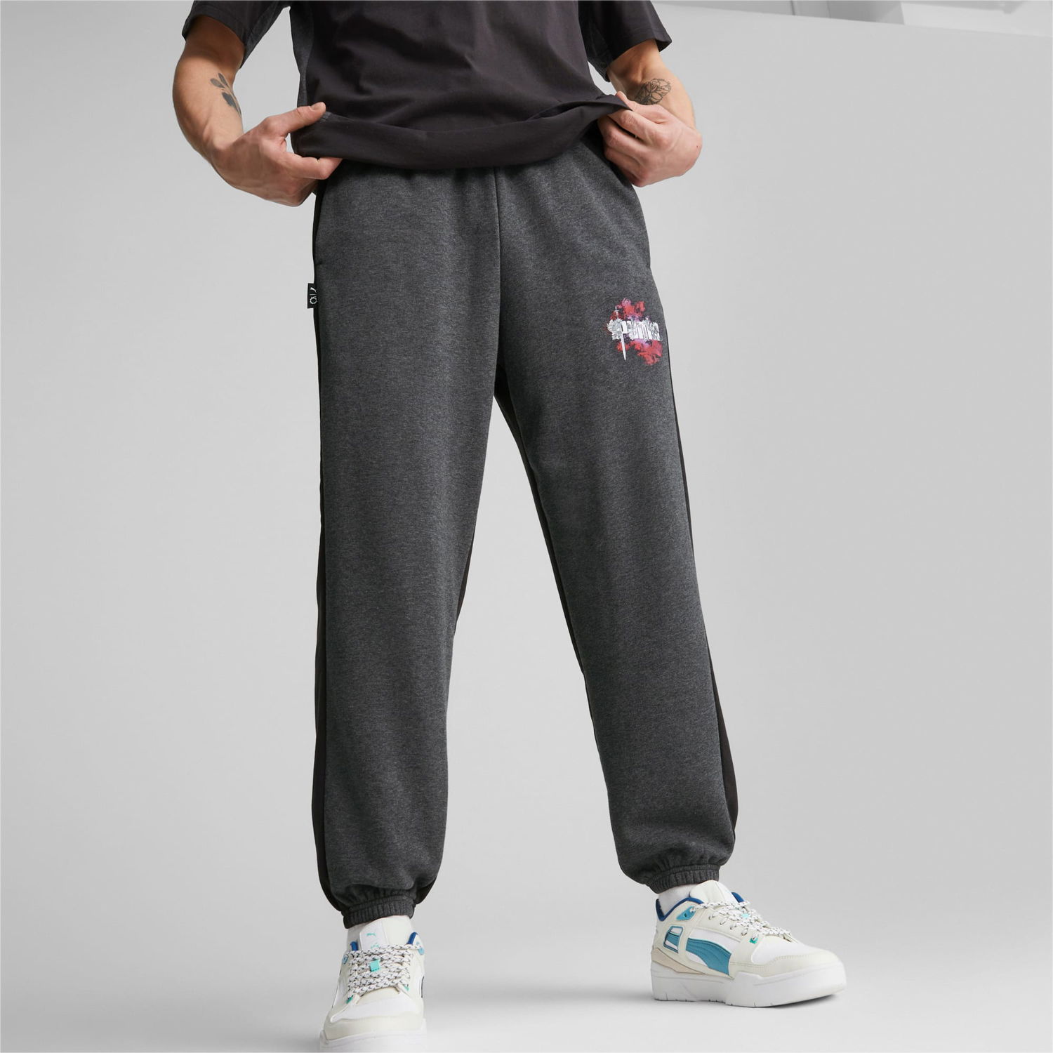 Спортни панталони Puma X Final Fanstasy XIV Sweatpants Сиво | 539041_02, 0