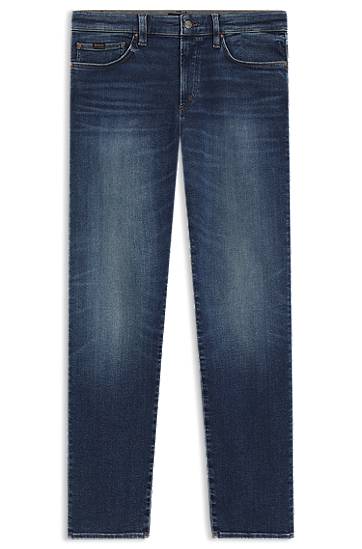 Дънки BOSS Slim-Fit Performance-Stretch Jeans Синьо | 50548043, 0