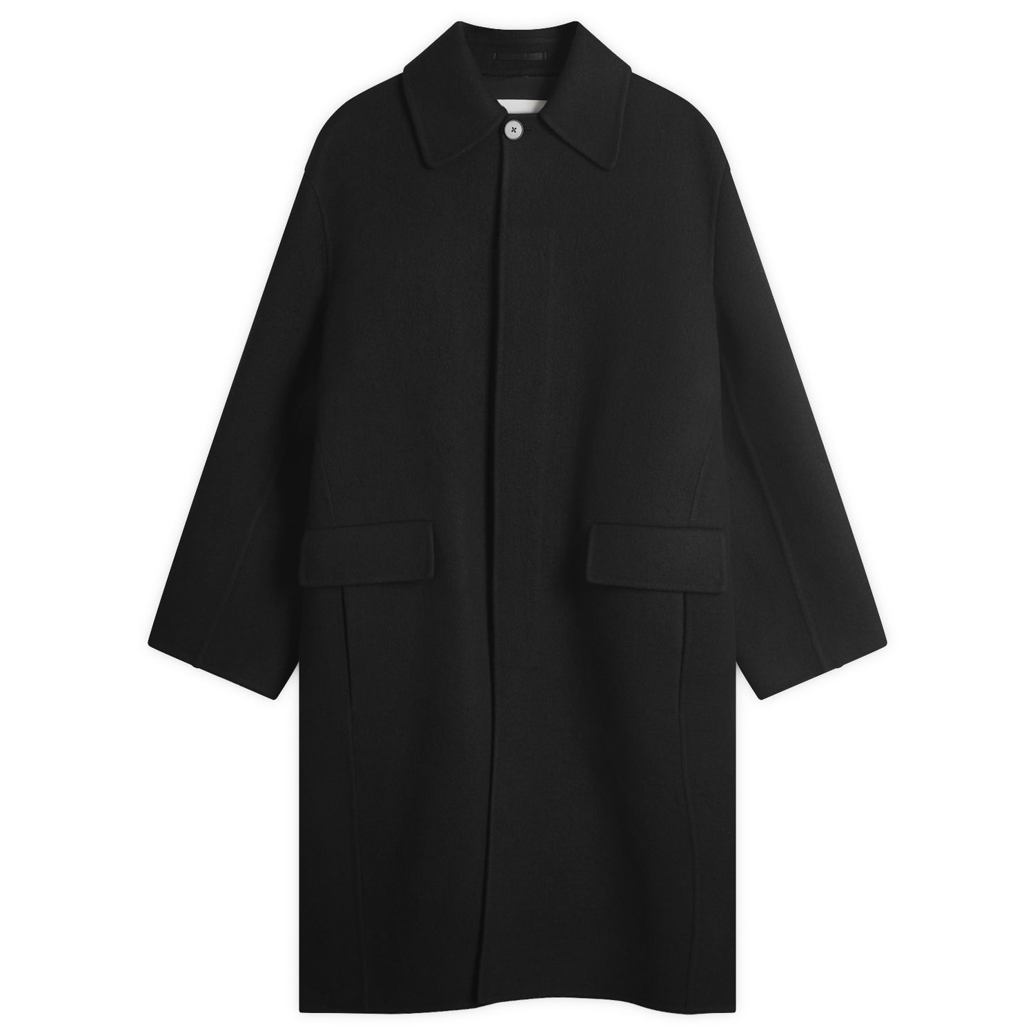 Палта Jil Sander Jil Sander Single-Breasted Wool Coat Черно | J61SW0018-J40020-001, 1