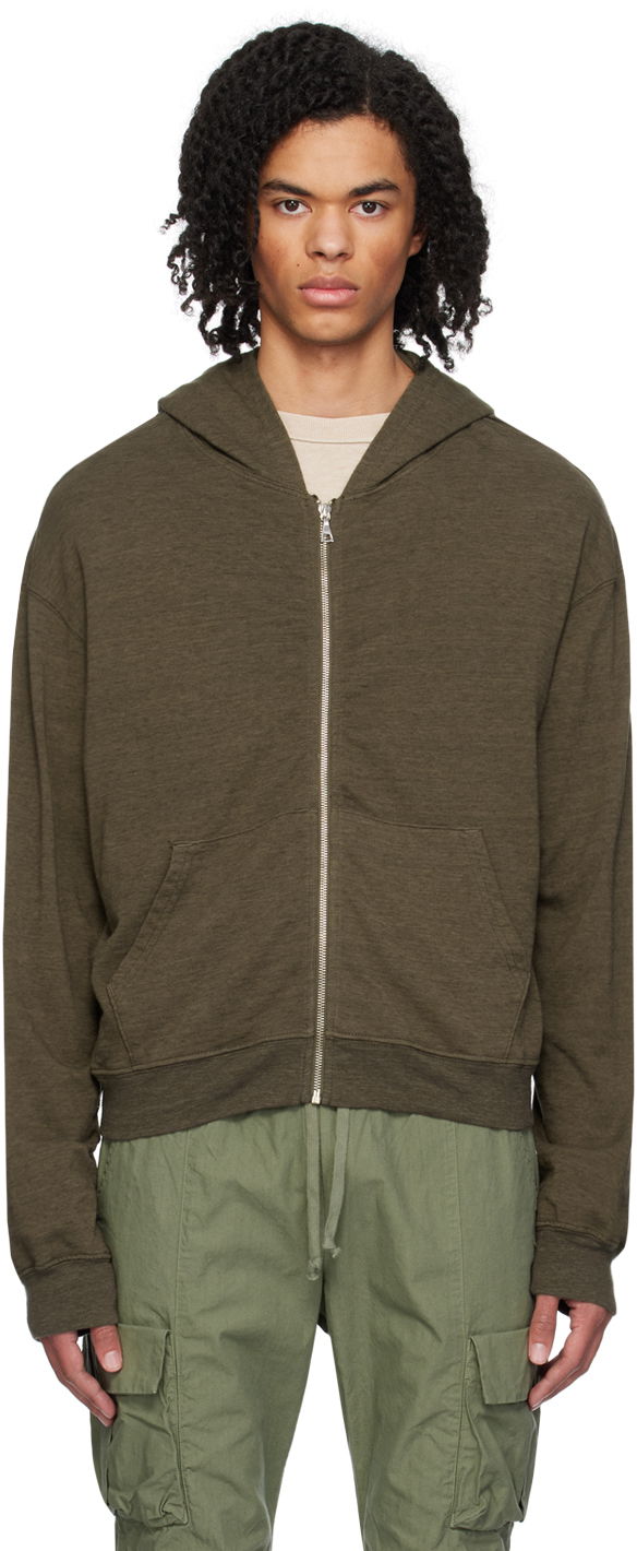 Суитчър John Elliott Vintage Melange Hoodie Зелено | B264A3651A, 0