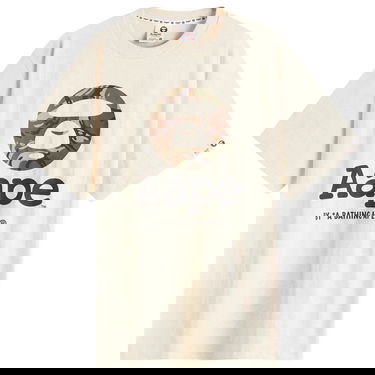 Тениска AAPE by A Bathing Ape AAPE OG Moonface GRZ Camo T-Shirt, Size Large Бежово | AAPTEM1640XA-BG2, 0