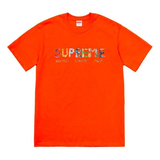 Тениска Supreme Rocks Print T-Shirt Оранжево
 | SUP-SS18-481, 0