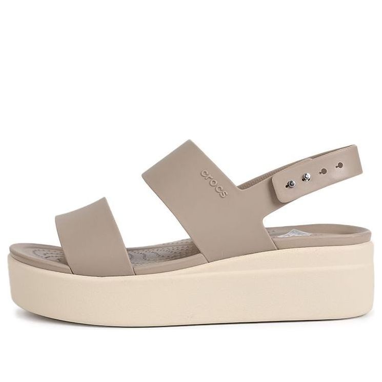 Кецове и обувки Crocs Brooklyn Thick Sole Sandals Сиво | 206453-15W
