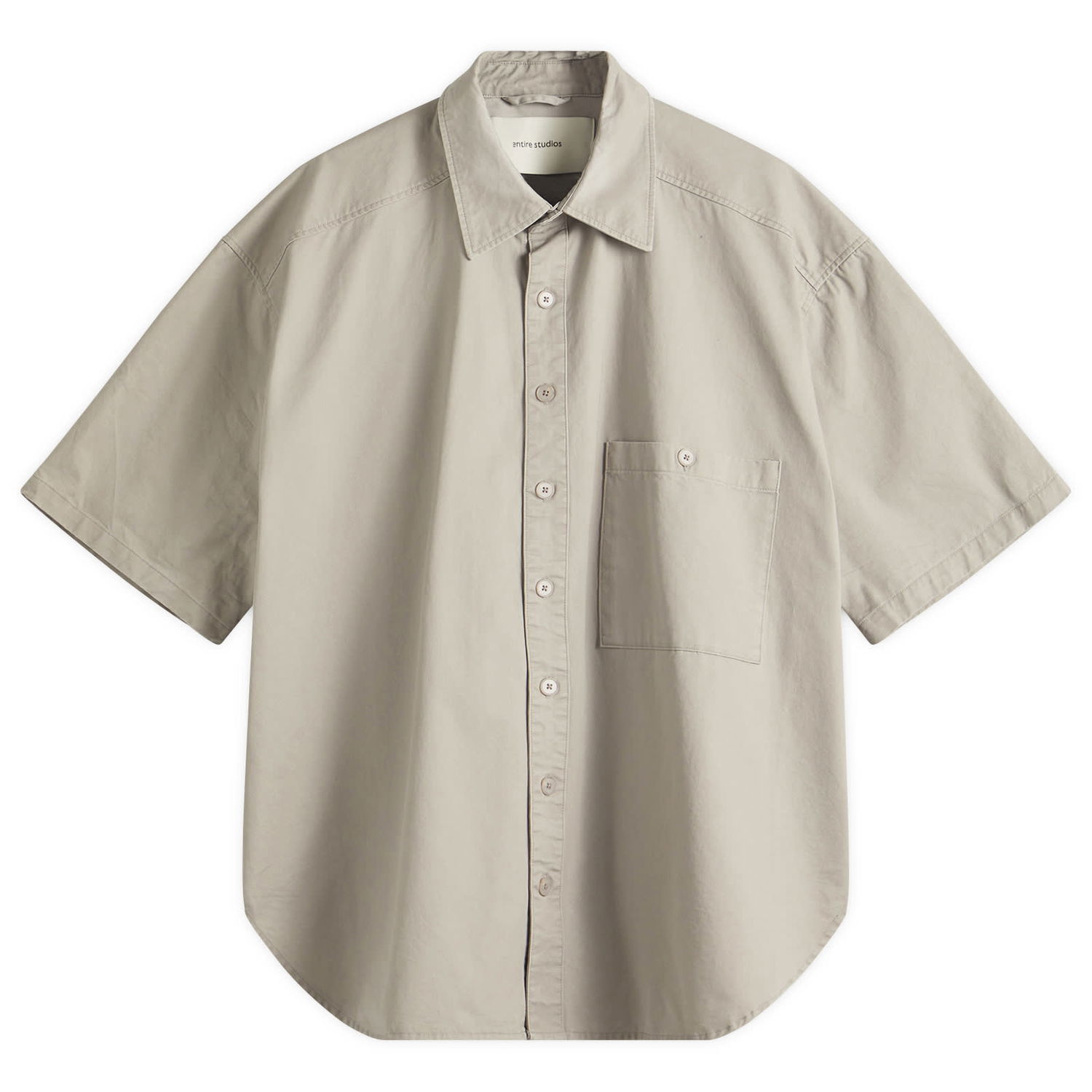 Риза Entire Studios Entire Studios Duper Short Sleeve Shirt, Size Small Бежово | ESU-S25-2006-DO, 0