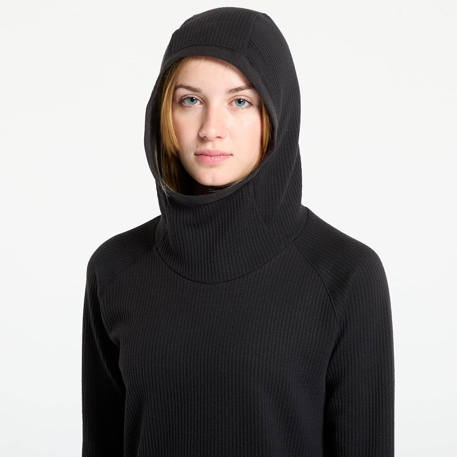 Пуловер Craft Grid Hood Ribbed Mock Neck Top Черно | 1916668-999000, 1