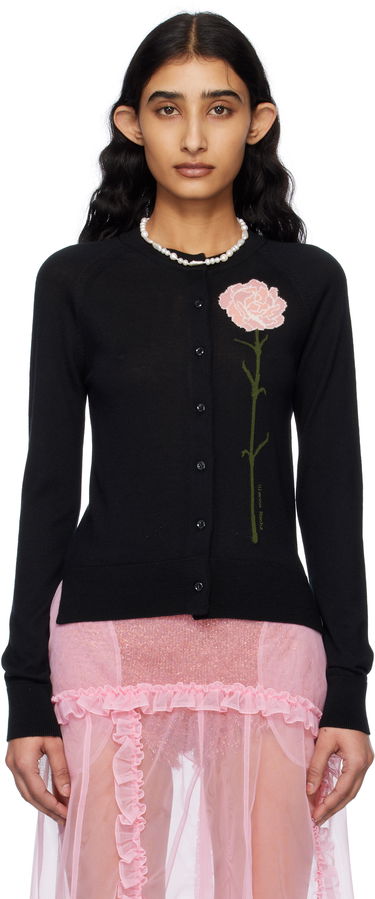 Пуловер Simone Rocha Simone Rocha Carnation Cardigan Черно | KMK17 0647, 0