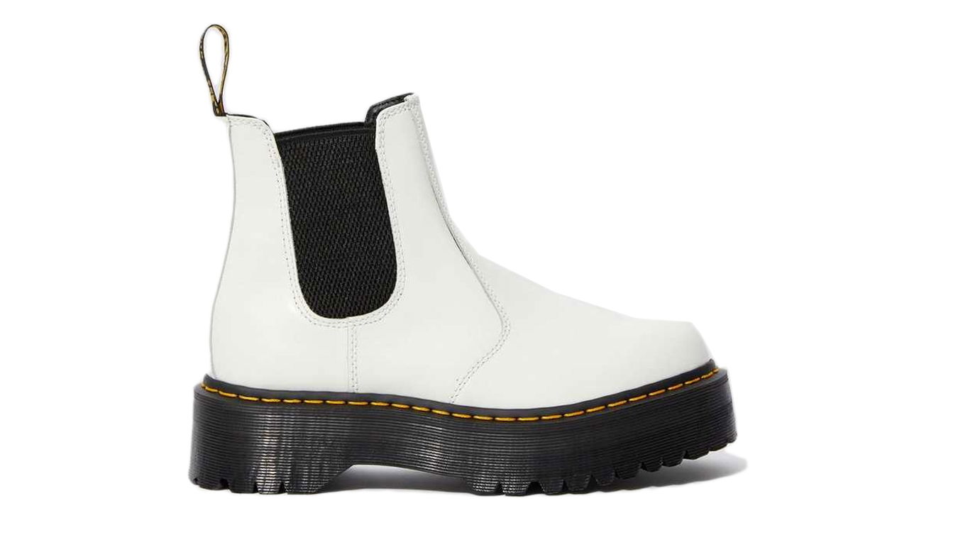 Кецове и обувки Dr. Martens 2976 Smooth Leather Platform Бяло | DM25055100, 0