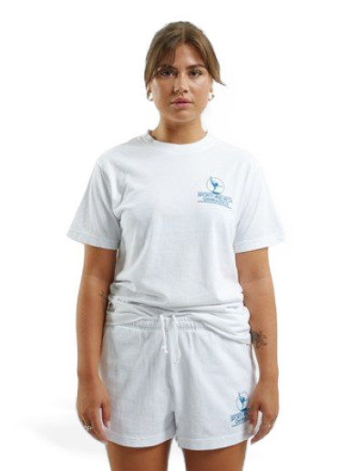 Тениска Sporty & Rich Gymnastics T-Shirt Бяло | TS486WH