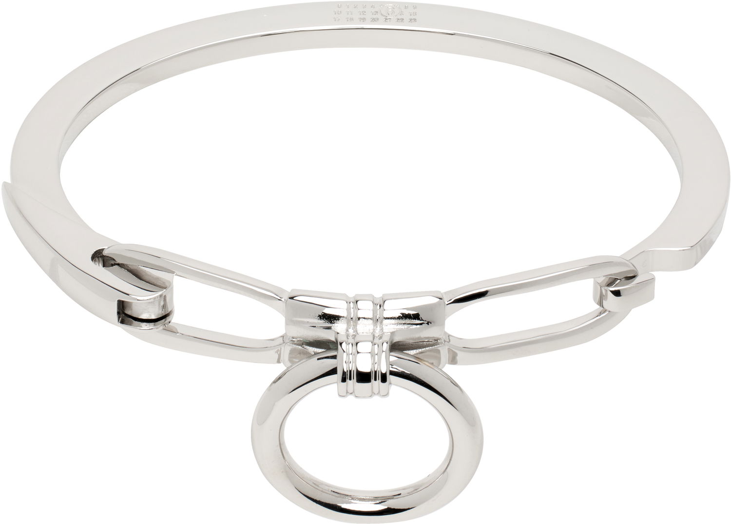Гривна Maison Margiela MM6 Maison Margiela Object Trouve Ring Bracelet Металик | SM7UY0087 P7352, 0