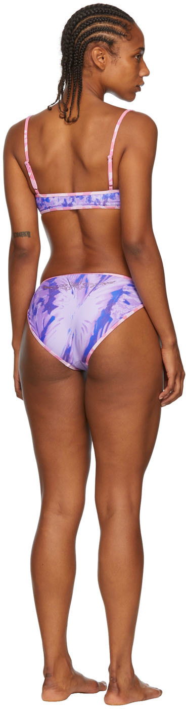 Бански Collina Strada Collina Strada Exclusive Recycled Nylon Bikini Лилаво | XX2120, 2