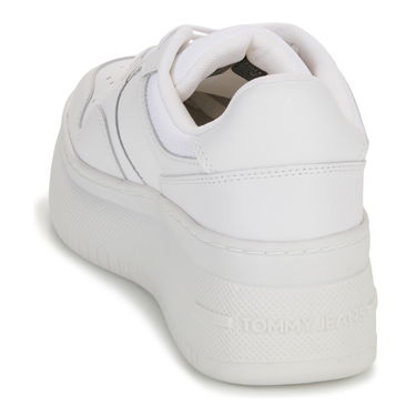 Кецове и обувки Tommy Hilfiger RETRO BASKET FLATFORM ESS Бяло | EN0EN02506-YBS, 3