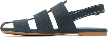 Кецове и обувки JW Anderson JW Anderson Suede Fisherman Sandals Синьо | SN0091-LA0359, 2