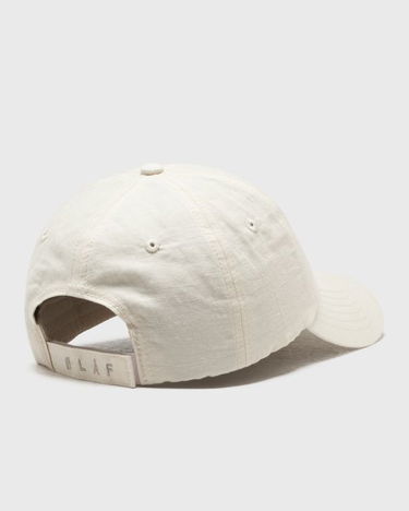 Шапка с козирка ØLÅF O L Å F Embroidered Cotton Linen Cap Бежово | A210802-OFFWHITE, 3