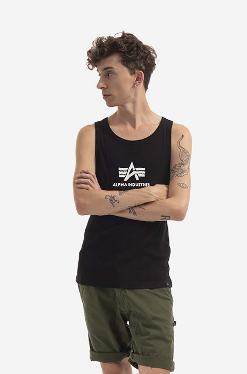 Потник Alpha Industries Tank Top Basic Logo Черно | 176545.95