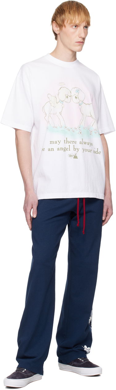 Тениска Online Ceramics Online Ceramics Precious Moments 'Angel' T-Shirt Бяло | Angel Black SS Tee, 3