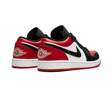 Кецове и обувки Jordan Jordan 1 Low "Bred Toe" Червено | 553558-612, 2