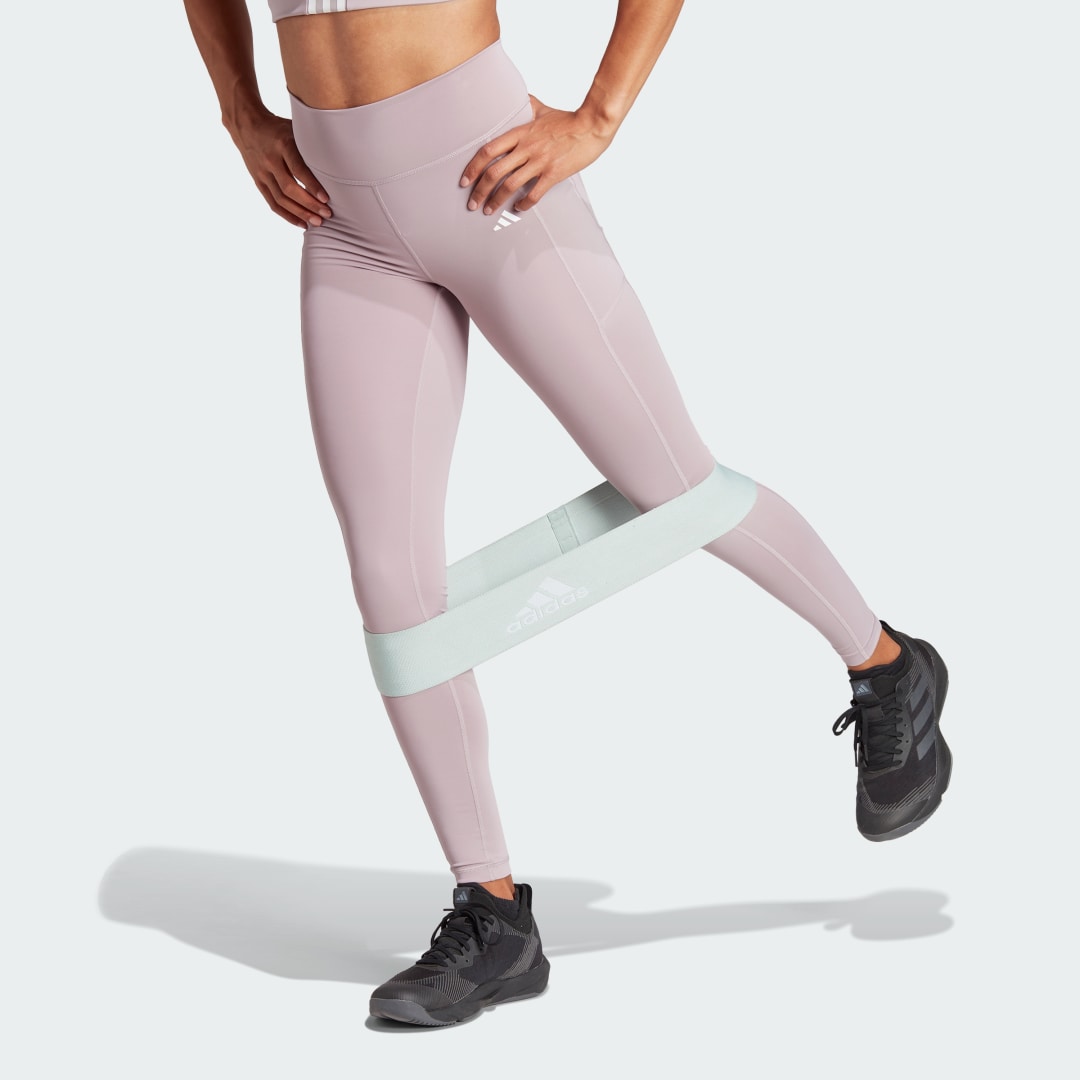 Клинове adidas Performance Optime Full-Length Leggings Розово | IT9107, 0