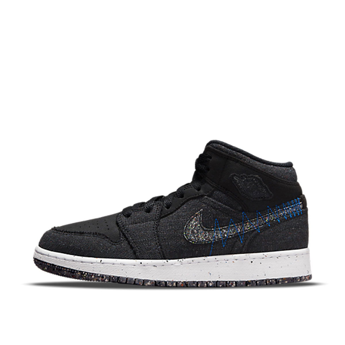 Кецове и обувки Jordan Air Jordan 1 Mid Crater "Black" GS Черно | DM4334-001, 1