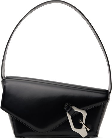 Чанта през рамо HELIOT EMIL Carabiner Leather Shoulder Bag Черно | AW24_15_073_BLK01, 0