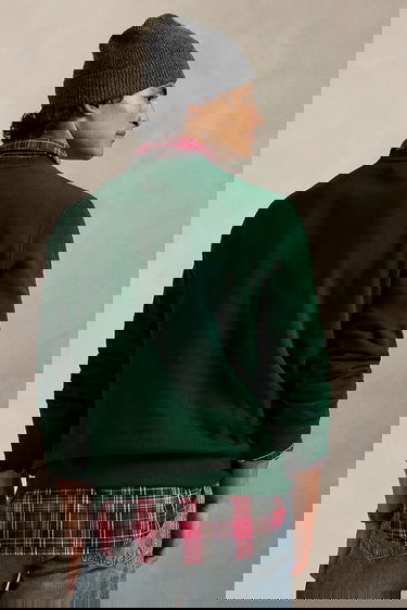 Суитчър Polo by Ralph Lauren Polo Bear Graphic Cotton Sweatshirt Зелено | 710981794, 1