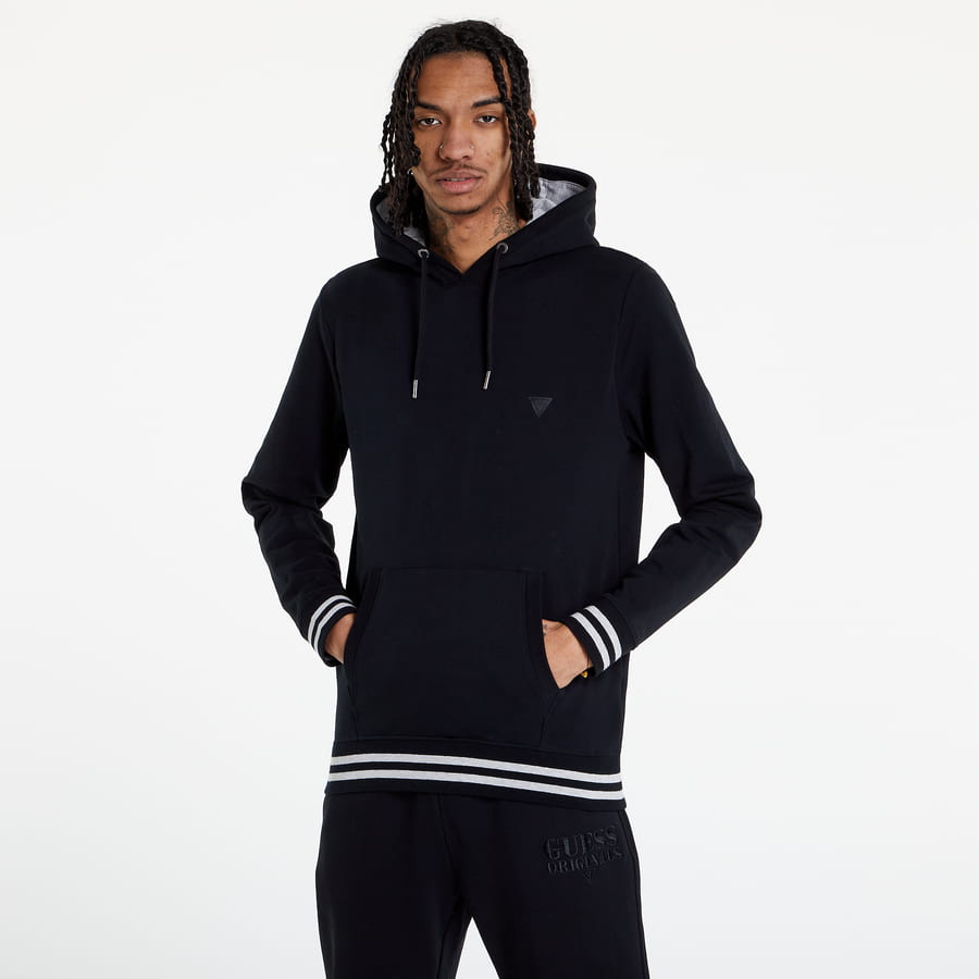 Суитчър GUESS Christian Fleece Hooded Черно | M2RQ52K6ZS1-JBLK, 0