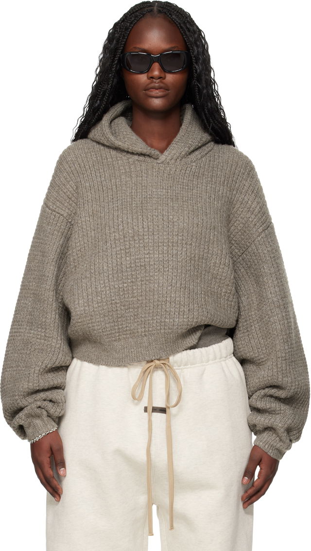 ESSENTIALS Holiday Heavy Waffle 90s Hoodie