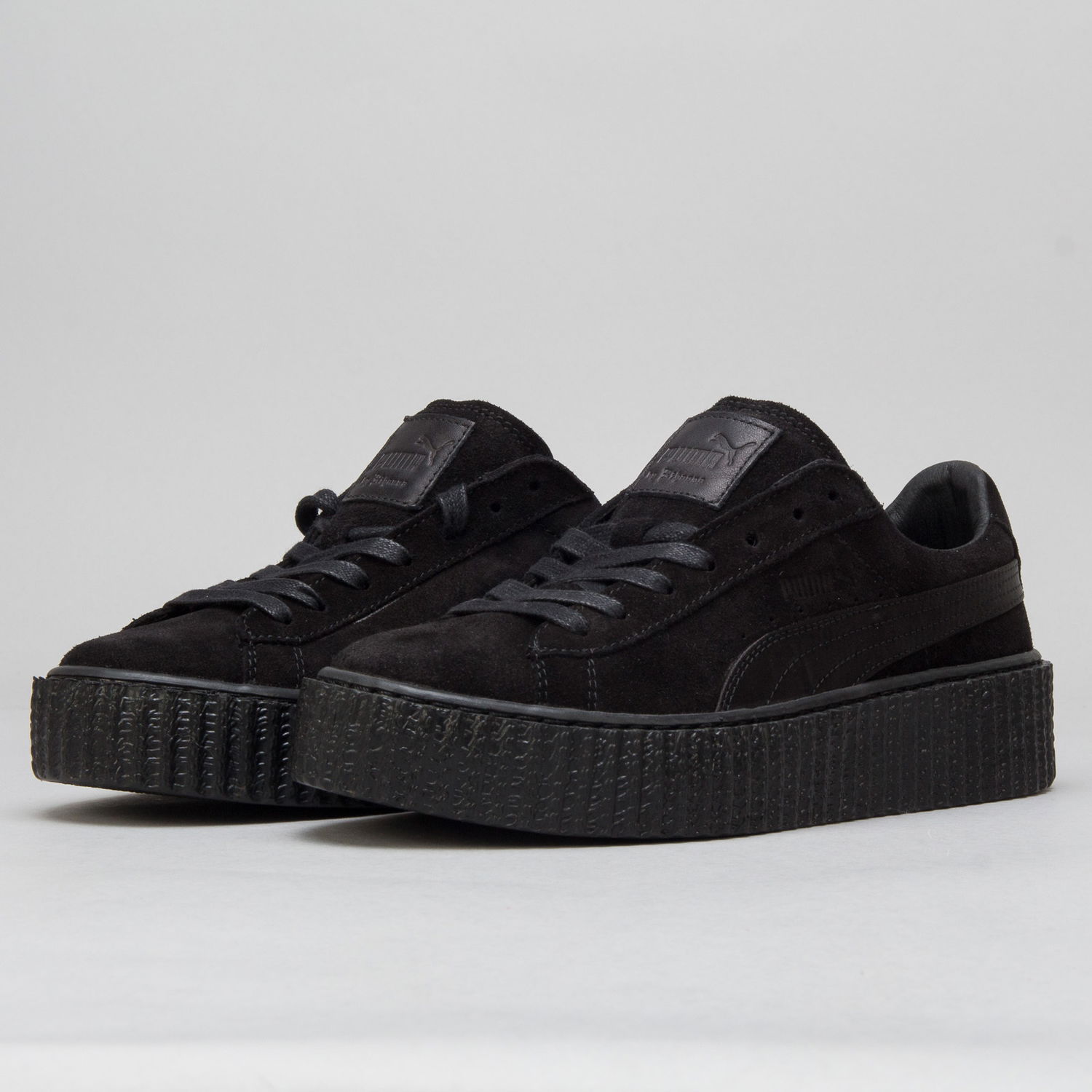 Кецове и обувки Puma Suede Creepers Satin Rihanna black - black Черно | 362268 01, 0
