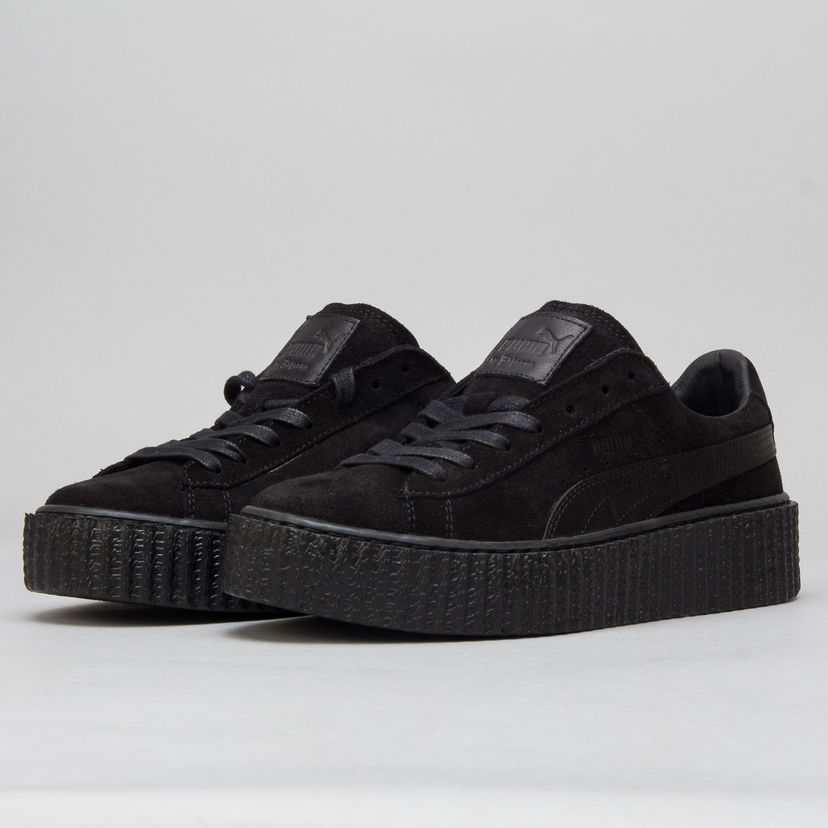 Кецове и обувки Puma Suede Creepers Satin Rihanna black - black Черно | 362268 01