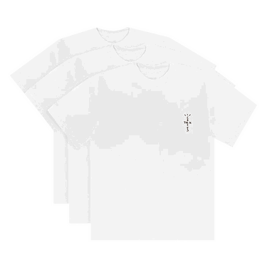 Тениска Cactus Jack by Travis Scott CJ Tee 3-Pack Бяло | CFMF 3T11 WHIT, 0