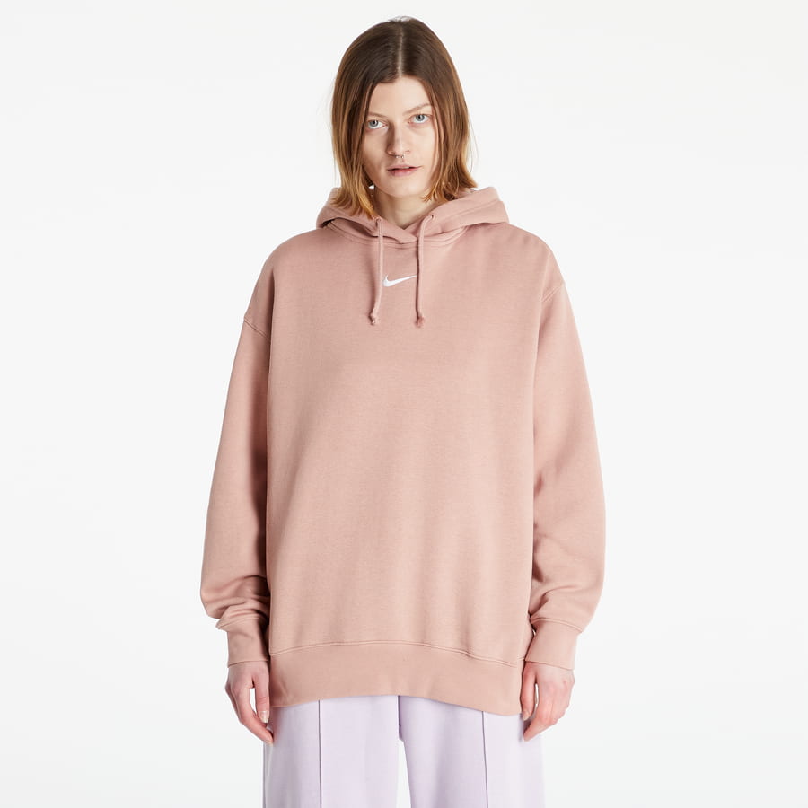 Суитчър Nike NSW Essenstial Fleece Oversized Hoodie Розово | DQ5097-609, 0