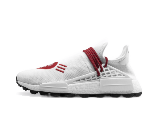 Кецове и обувки adidas Originals HUMAN MADE x Pharrell x NMD Hu "Love" Бяло | EF7223