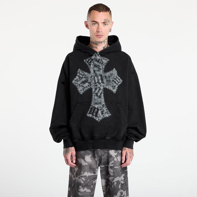 MISBHV Goth Cross Graphic Hoodie