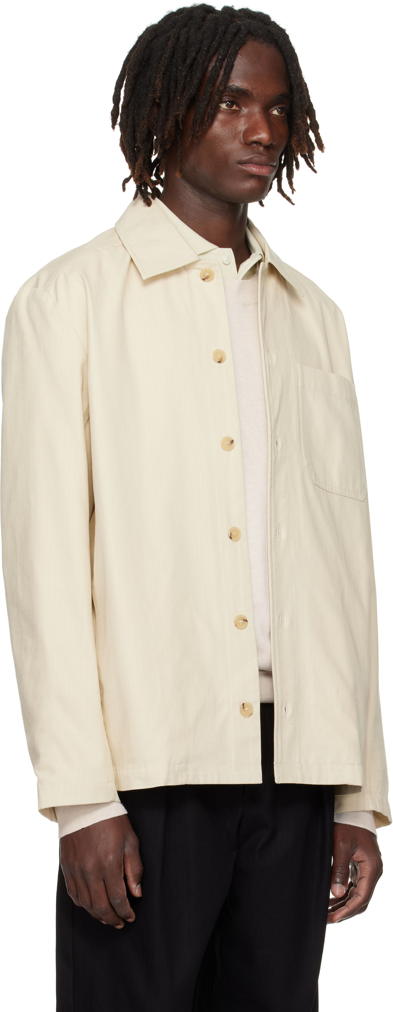 Яке A.P.C. A.P.C. Jeffray Jacket Бяло | COHHW-H02991, 1