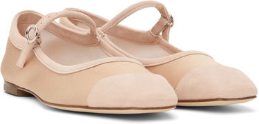 Аксесоари Aeyde Aeyde Uma Satin Toe-Cap Ballerina Flats Розово | A11-FL-RKLS08FL169-SS25-960-067, 3