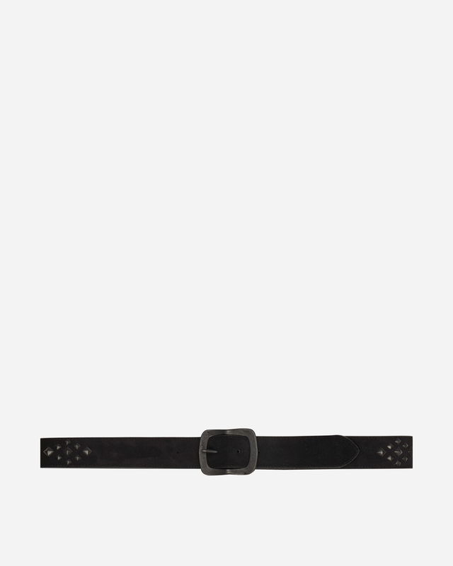 Square Studs Belt Black