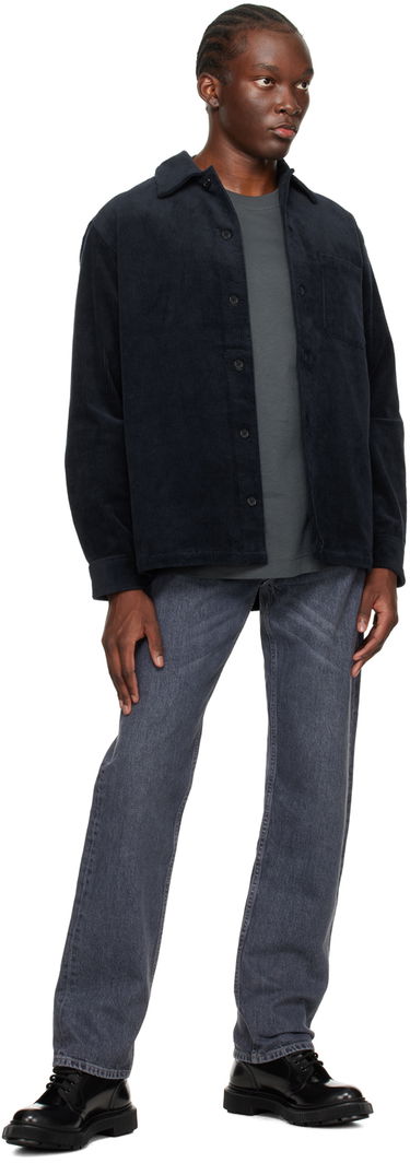 Риза Samsoe Samsoe Samsøe Samsøe Damon Corduroy Shirt Тъмно синьо | M23300049, 3