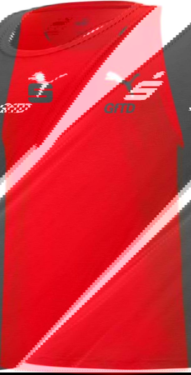Тениска Puma Cross the Line Singlet 2.0 LGO Dortmund Червено | cross-the-line-singlet-2-0, 0