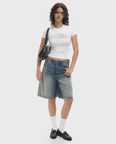 Тениска Diesel Women's T-Shirt with Side Ties Бяло | A19368-0HQAH-100, 1