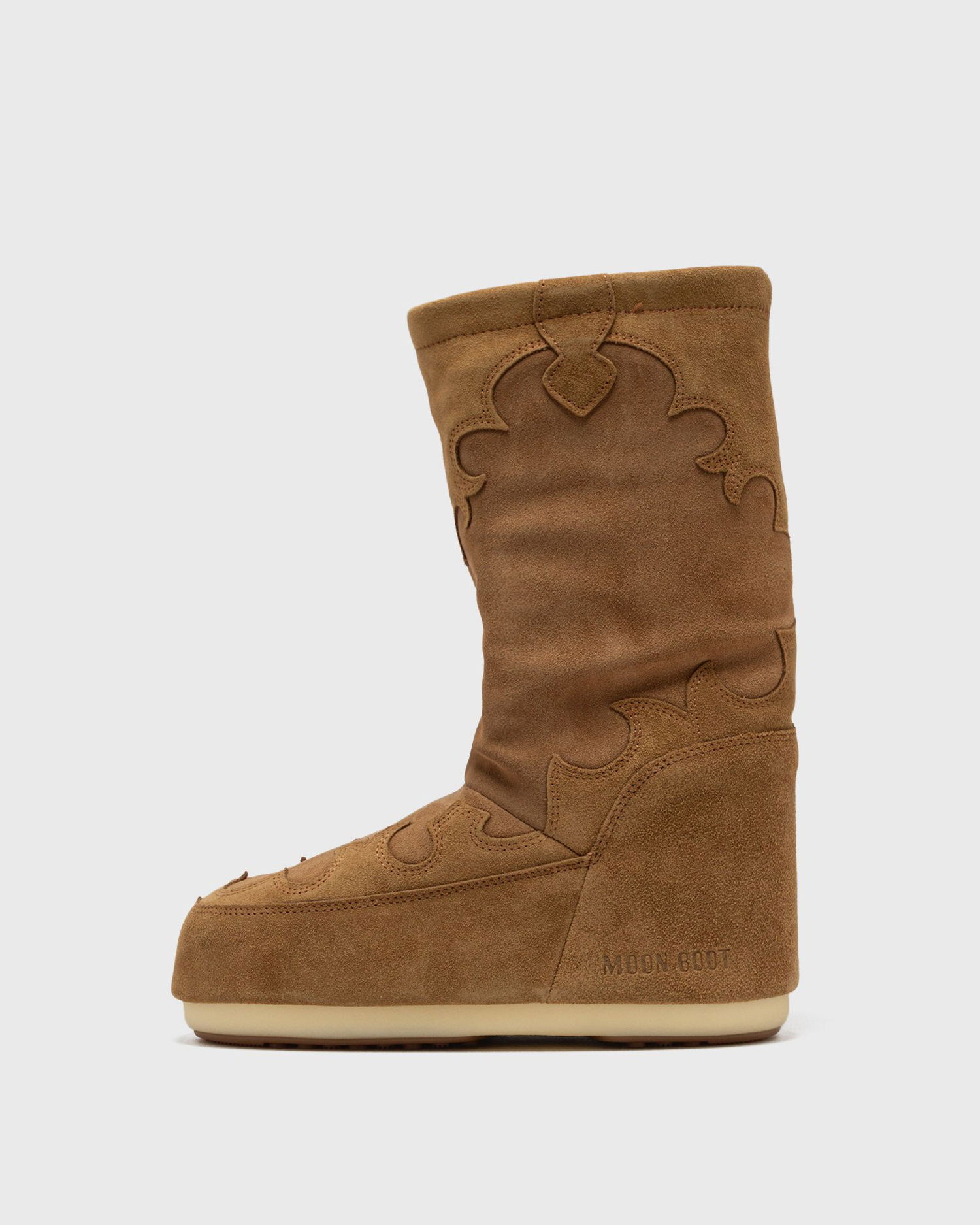 Кецове и обувки Moon Boot Suede Embroidered Boots Кафяво | 80D1402990-M008, 0