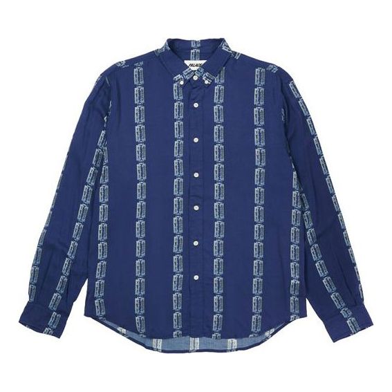 Риза Palace Razor Sharp Button-Down Shirt Синьо | P21SHT007